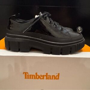 Timberland Black Chunky Sole Sneakers